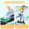 thumbnail image 6 of UNI-SUN Electric Scooter for Kids Ages 6-12, Lightweight and Adjustable Handlebar with Flashing Rainbow Lights, Glow PU Wheel, 6 of 7