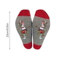 thumbnail image 2 of PRETXORVE Christmas Decorations, Christmas Ornaments, Christmas Winter Socks Men Women Color Patchwork Breathable Long Socks, 2 of 3