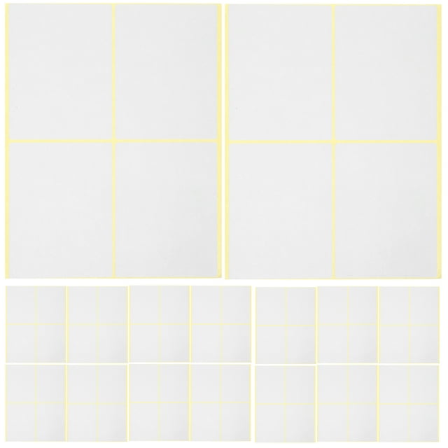 MOVTOTOP 120pcs Convenient Blank Stickers Labels Travel Size Bottles Multi-use Labels Sticker Labels Write Stickers to Write On Sticky Labels