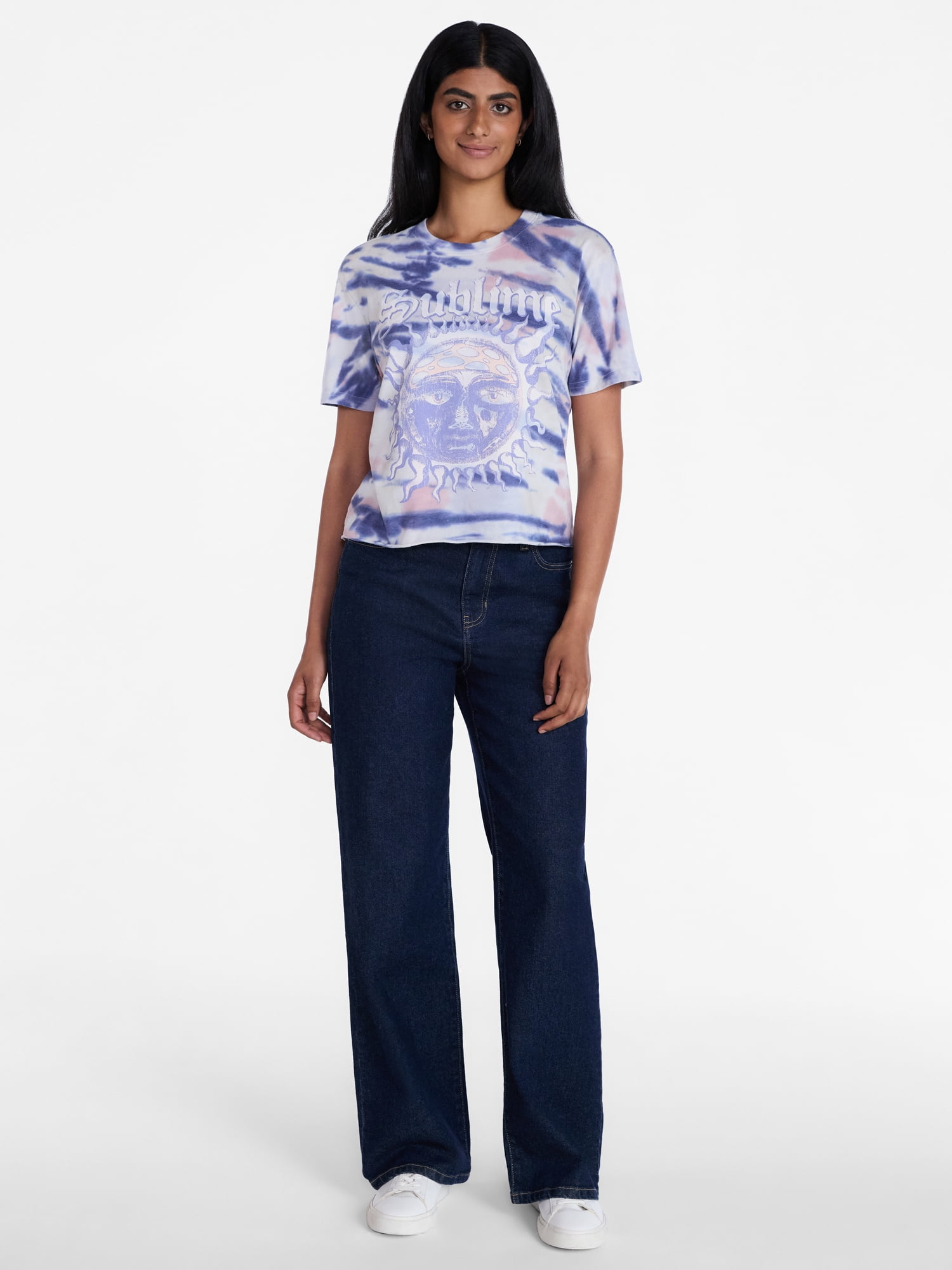 Sublime Women's Graphic Tee with Short Sleeves, Sizes XXS-XXL