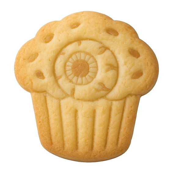 Eyeball Muffin Cookie Cutter & Stamp 4x3.67" for Baking & Fondant Clay Embosser