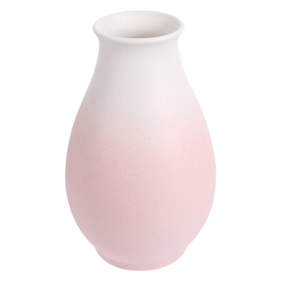 HEMOTON  Flower Arrangement Vase Rustic Home Decor Matte Vases Office Pink