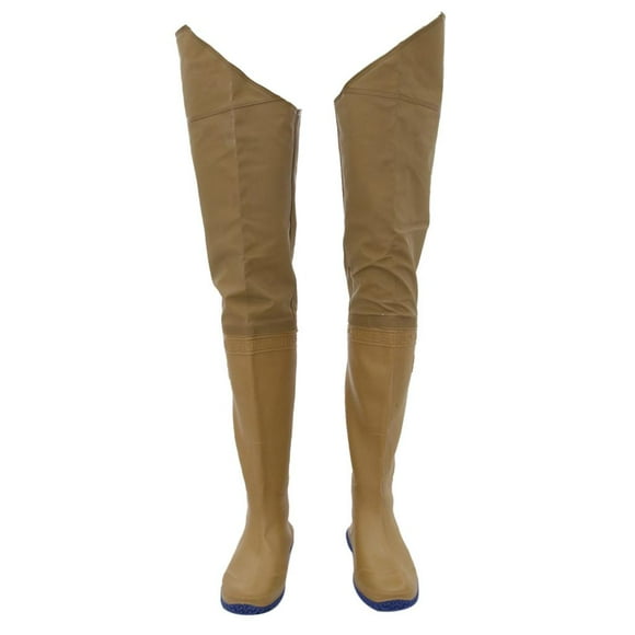 PVC Fishing Wading Pants Waterproof Overalls Work Trousers w/Waders Soles 39