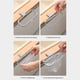 thumbnail image 4 of Naiovety Soporte para bolsa de basura, cocina colgante, gran apertura, paquete de basura de plástico, cajón, estante de almacenamiento de residuos con Type3 NO3 Naiovety HA065174-02, 4 of 6