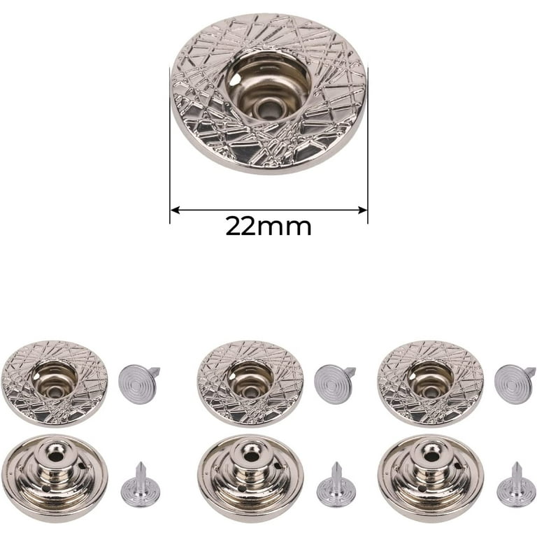 Trimming Shop 25mm Replacement Jean Buttons No Sew Buttons with