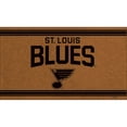 thumbnail image 2 of Brown St. Louis Blues 30'' x 18'' Logo Turf Mat, 2 of 2