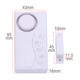 thumbnail image 3 of Paquete de 2 alarmas para puerta de congelador, alarma de seguridad para ventana, alarma inalámbrica para frigorífico de 3/15/30/60 segundos, timbre con sensor de puerta 4 en 1, alarma de puerta abie, 3 of 4