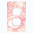 thumbnail image 2 of Metal Light Switch Plate Outlet Cover (Image of Marble Pink MAR063), 2 of 13