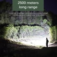 thumbnail image 3 of Linterna De Larga Distancia De Irradiación De 500 M / 1640 Pies Linterna De Emergencia Con Zoom Súper Brillante De 5300 Lm Con 5 Modos Linterna De Camping Recargable De 3500 Mah Sweethay HA012976-00, 3 of 6