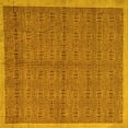 thumbnail image 1 of Ahgly Company Indoor Square Abstract Yellow Modern Area Rugs, 6' Square, 1 of 4