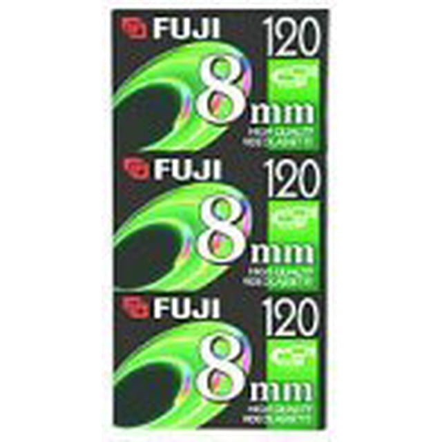 Cintas Fujifilm de 8 mm y 120 minutos, paquete de 3 para 2 horas en modo SP