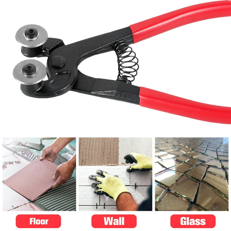 2pcs Mosaic Tools Heavy Duty Glass Mosaic Nippers and Tile Cutter Pliers, Size: 20.00