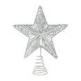 thumbnail image 1 of 1Pc Exquisite Iron Art Ornament Beautiful Tree Star for Christmas (Silver), 1 of 10
