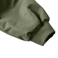 thumbnail image 5 of Mens Fall Jackets Zip Up Stand Up Collar Elastic Cuffs Trendy Casual Motorcycle Coats with Pocket Army Green XXXXL, 5 of 7