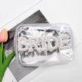 thumbnail image 6 of Uobin Clear For Bride Wedding Travel Toiletry Organizer Tote With Handle Bridesmaid Storage Pouch, 6 of 7