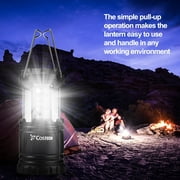 LED Camping Lantern, Costech 4 PACK Portable Brightest Outdoor Emergency Light; with 12 AA Batteries for Camping,