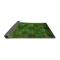 thumbnail image 2 of Ahgly Company Indoor Rectangle Checkered Green Modern Area Rugs, 2' x 5', 2 of 4