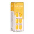 thumbnail image 4 of KISS imPRESS Color Press-On Manicure, Gel Nail Kit, PureFit Technology, Short Length, YOLO, Polish-Free Solid Color Mani, Includes Prep Pad, Mini File, Cuticle Stick, and 30 Fake Nails, 4 of 8