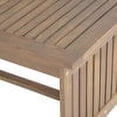 thumbnail image 6 of GDF Studio Navan Outdoor Acacia Wood Coffee Table, Gray, 6 of 9