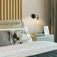thumbnail image 6 of 2 Pack Wall Lamps 270° Adjustable Wall Sconces Fixtures Farmhouse for Bedroom, 6 of 8