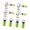 2.75 inches, variant on Marine Rigging Shackle Set 316 Stainless Steel Quick Release Clips with Reflective Tabs for Boat Deck Use