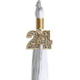 thumbnail image 5 of Endea Graduation Grey/White Graduation Tassel with Gold Date Drop, 5 of 11