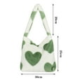 thumbnail image 3 of Fashion Winter Autumn Handbag Fluffy Shoulder Bag Shopping Bag Top-handle Bag KHAKI, 3 of 8