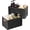 Black, variant on GRANNY SAYS Wicker Storage Baskets for Shelves, Waterproof Woven Baskets for Organizing, Hand Woven Rectangle Basket for Pantry, Natural, 2-Pack