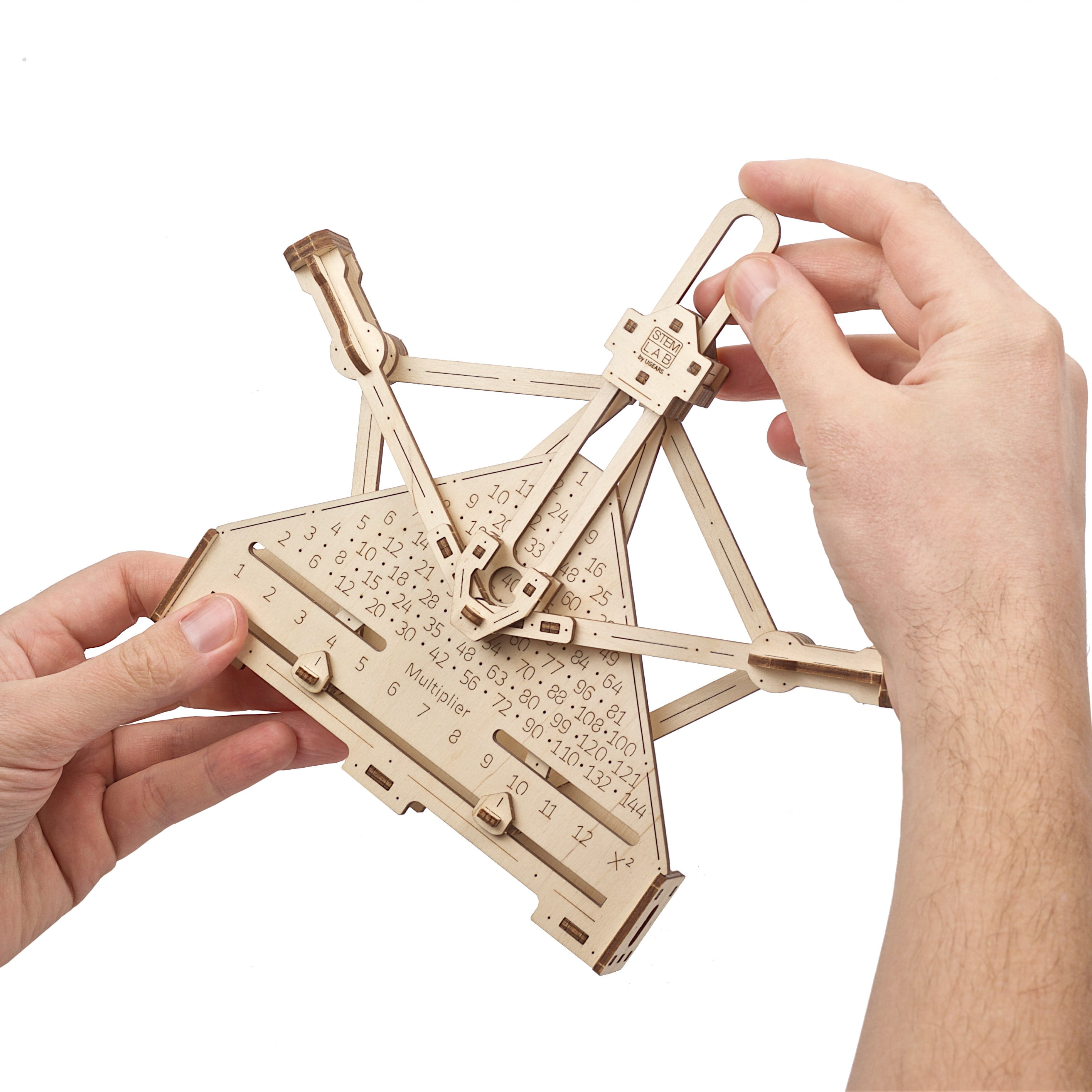 Buy UGEARS STEM Arithmetic Kit 2in1 Creative Wooden Model Kits for