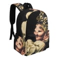 thumbnail image 2 of Melanie Martinez Adjustable Laptop Backpack Daypack Satchel Bookbag Half Printed Rucksack Travel Bag School Bag, 2 of 8