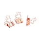 thumbnail image 5 of Clips de papel de 20 piezas, fuerte fuerza de sujeción, hierro duradero, diseño de pato pequeño, Clips de carpeta pequeños de amplia aplicación, oro rosa, 5 of 14
