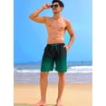thumbnail image 5 of APTRO Mens Swim Trunks 9 inch Bathing Suit With Zipper Pockets Quick Dry Mesh Liner Swim Shorts Board Shorts Swimsuit Beach Shorts Grid Green 02 S, 5 of 7