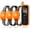 3x Dogs Orange, variant on Rechargeable Dog Training Collar w/ Remote, Beep, Vibration & Shock Modes, Security Lock, 2600ft Range, for All Breeds