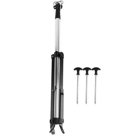 Greensen Outdoor Camping Light Lantern Aluminium Alloy Folding Tripod Stand BBQ Garden., Hiking Lantern Stand