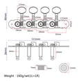 thumbnail image 2 of Shisuyan Musical Instrument Parts High Grade Material for Guitar Maintenance 2Pcs 11.8 x 1.6 x 1In, 2 of 8