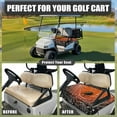 thumbnail image 4 of Yuyamidu Spider Golf Cart Seat Covers Cobweb Golfcart Seat Cover with Pockets Universal Golf Cart Seat Towel Blanket Halloween Club Car Cushion Covers Accessories, 4 of 7