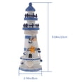 thumbnail image 2 of unbranded  Office Home Decoration Lighthouse Figurine Beach Coastal Room, 2 of 8