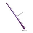 thumbnail image 4 of INSPIRE CHIC Men's Solid Color Narrow Stripes Necktie Graduation Suit Formal Ties Deep Purple, 4 of 5