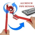 thumbnail image 3 of OULII Manual Metal Tube Bend Machine Red Triple Slot Bender for Copper Aluminum Soft Tubing, 3 of 8