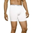 thumbnail image 2 of Fruit of the Loom Men's CoolZone Fly White Boxer Briefs, 2 of 8
