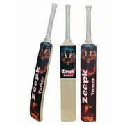 Zeepk Cricket Bat Tamer Tennis Tape Ball 5" inch Full Cane Long handle Willow 2lb Light Weight