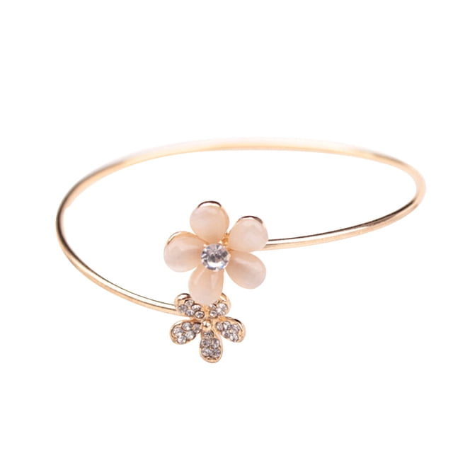 Pulseras Sonducket para Mujer y niña Con Apertura de margaritas diamantes de imitación