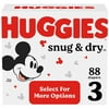 Huggies Snug & Dry Baby Diapers, Size 3, 88 Ct (Select for More Options)