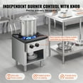 thumbnail image 4 of VEVOR Commercial Gas Range Stove 1 Burner Countertop Cooking Hot Plate Kitchen, 4 of 9