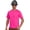 Short-pink, variant on AYKRM High Visibility Reflective Safety Short Sleeve Shirts for Men Women Fashion Durable Construction Work Shirts