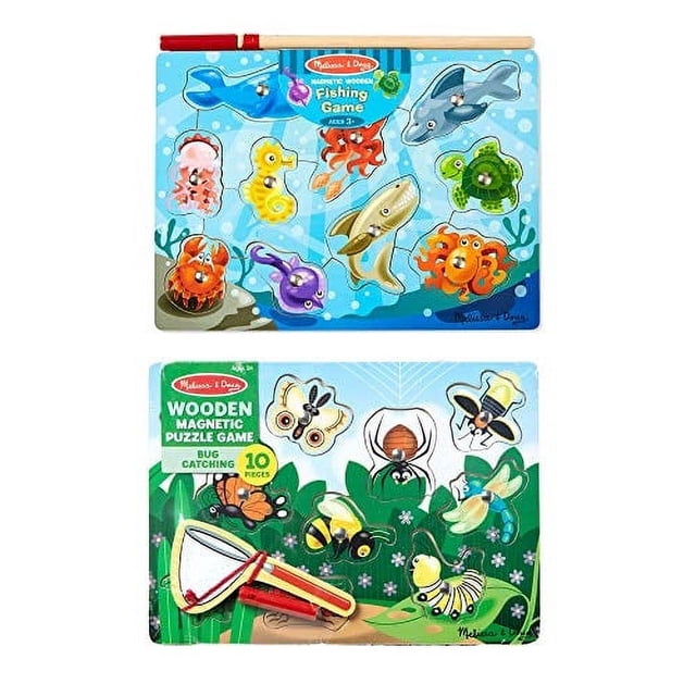 Set de rompecabezas magnético de madera Melissa & Doug pesc