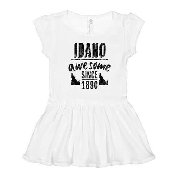 Inktastic Idaho Awesome Since 1890 Girls Toddler Dress