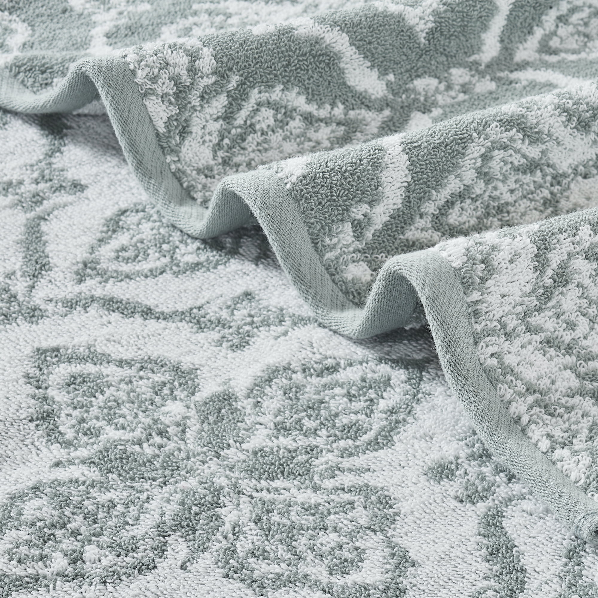 Modern Threads Amaris 6-Piece Adult Cotton Bath Towel Set, Amaris, Ivy