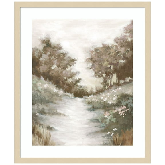 Amanti Art Peaceful Path Wood Framed Wall Art Print