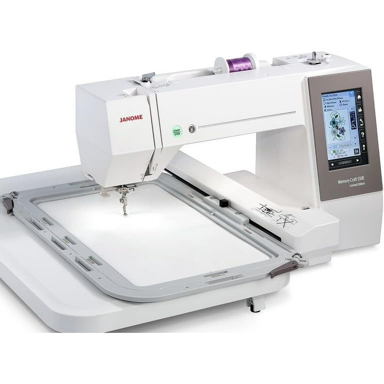 Janome Memory Craft 550E Limited Edition Embroidery Machine Janome Memory Craft 550E Limited Edition Embroidery Machine